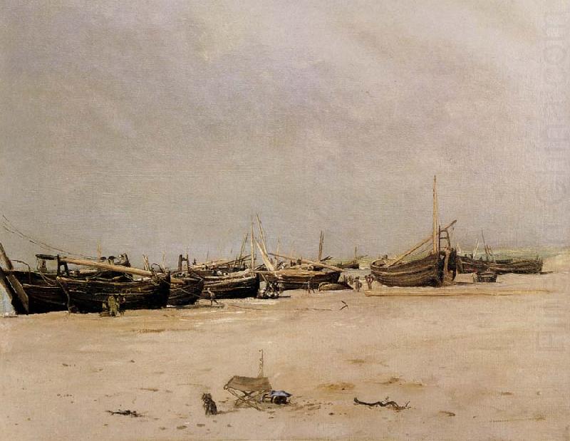 La Plage deBerck au pliant, Lepic Ludovic Napoleon